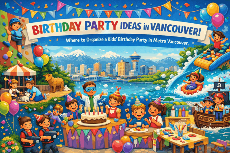 Birthday Party Ideas in Vancouver: Where to Organize a Kids’ Birthday Party in Metro Vancouver (Ultimate Super Guide 2026)